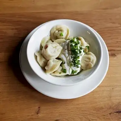 Пельмени с курицей Пельмени с курицей